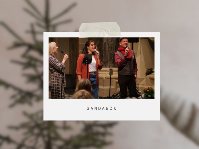 3 and a Box - A Cappella Trio bei Weihnachtskonzert